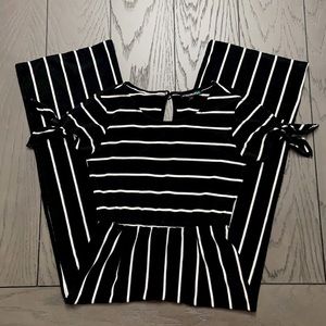 Girls My Michelle Short Sleeve Jumpsuit Size Small